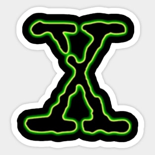 X Desgin Sticker